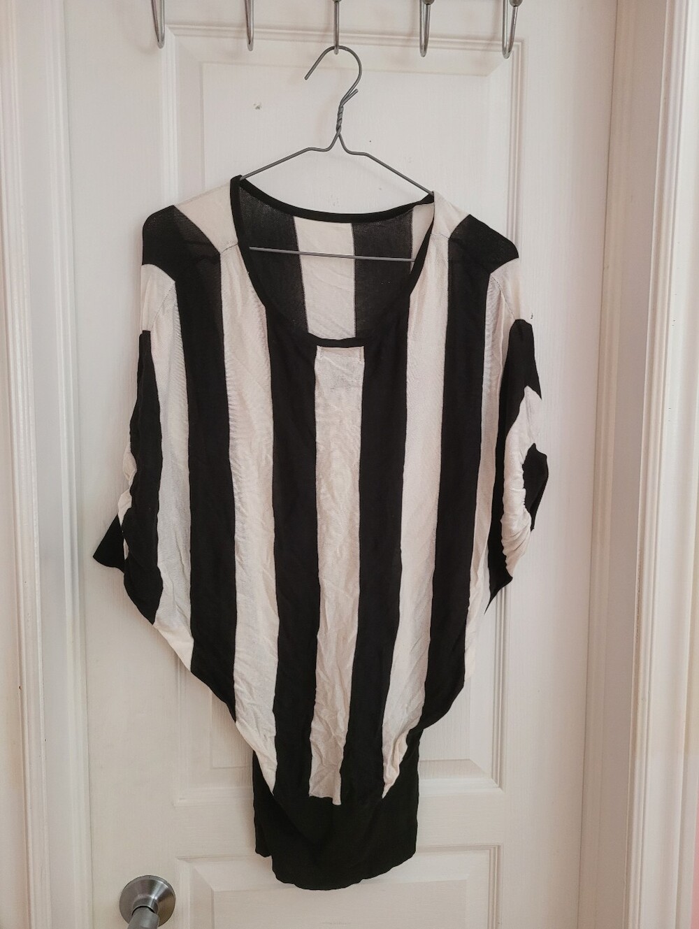 Black & White Striped Women’s Top